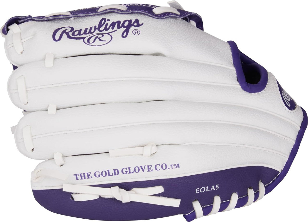 Rawlings Players Series 10" Youth Baseball Glove – Purple - Right Hand Throw