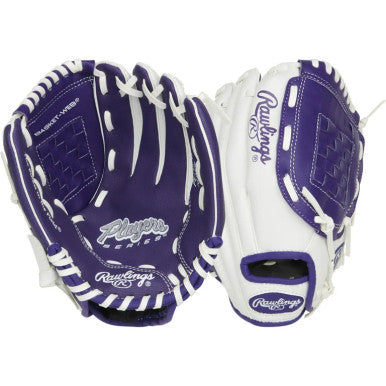 Rawlings Players Series 10" Youth Baseball Glove – Purple - Right Hand Throw