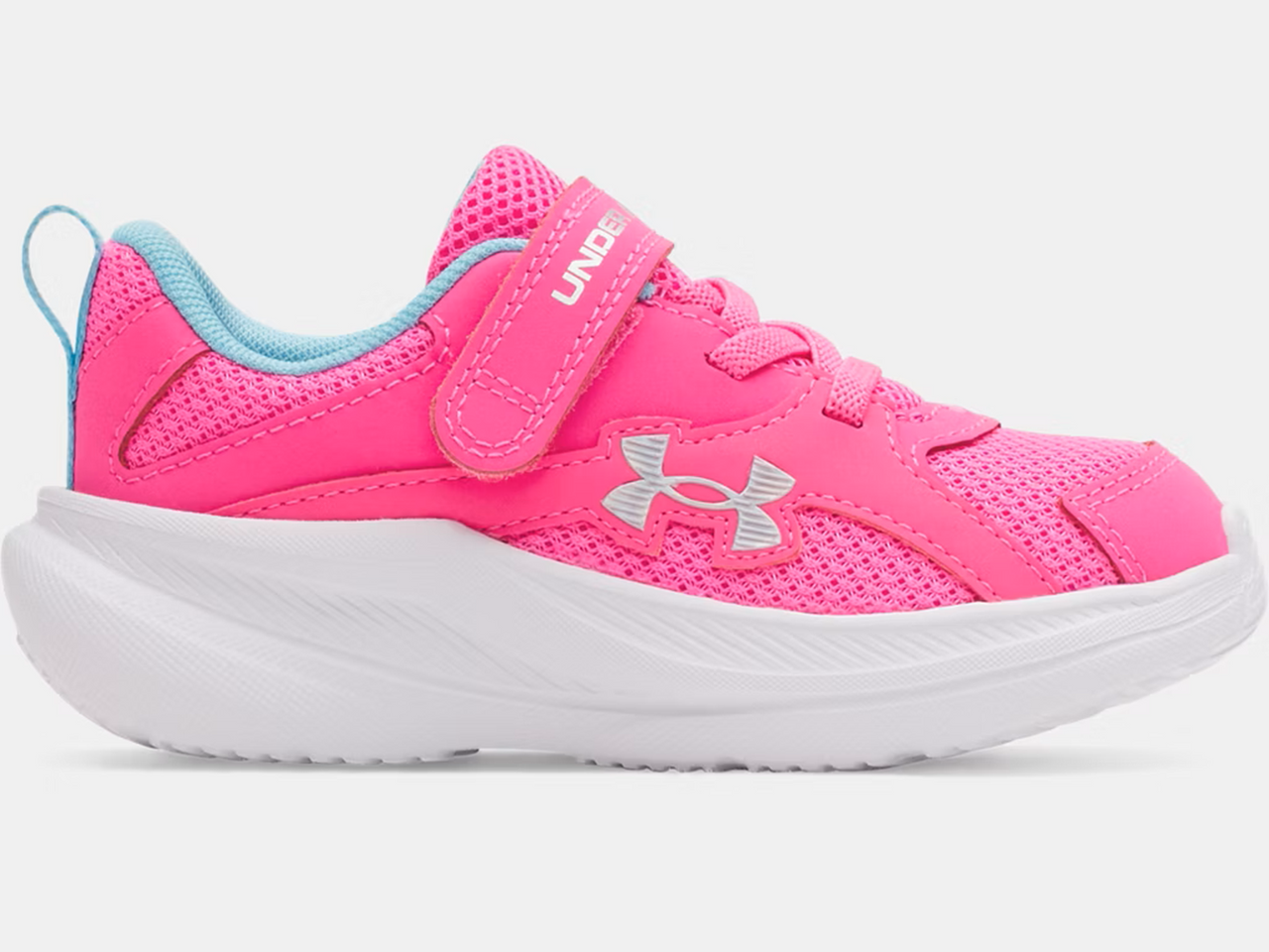 Under Armour Assert 11 AC Girls’ Running Shoe - Pink Rave/Fresco Blue