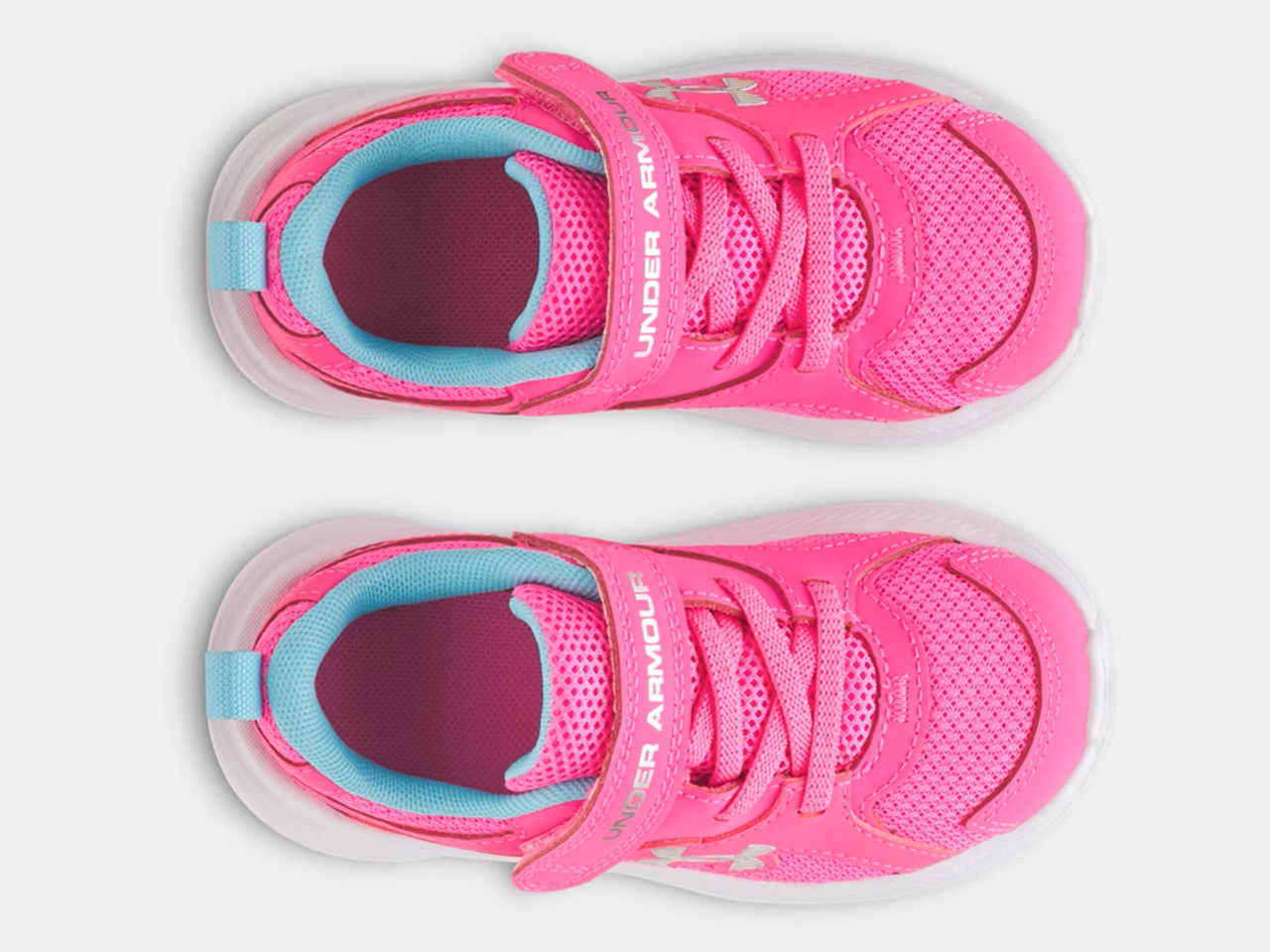 Under Armour Assert 11 AC Girls’ Running Shoe - Pink Rave/Fresco Blue