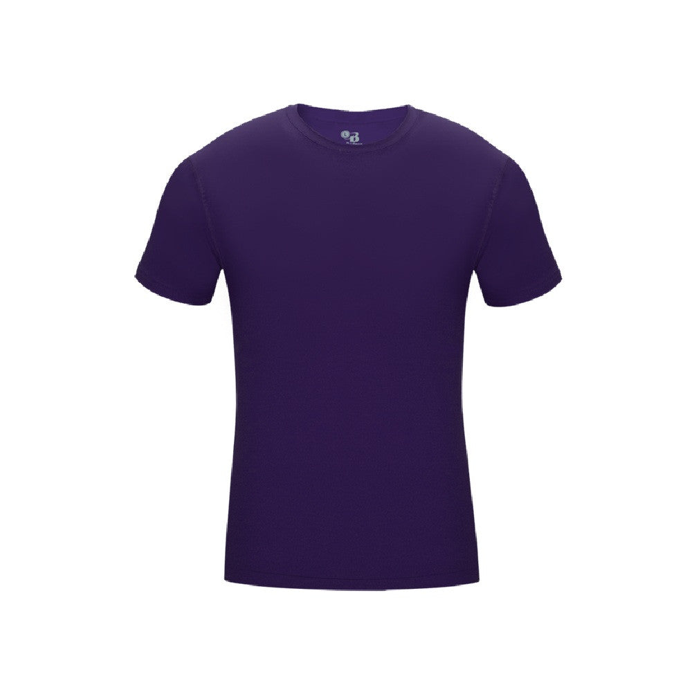 Badger Pro-Compression Crew Neck Shirt - Purple