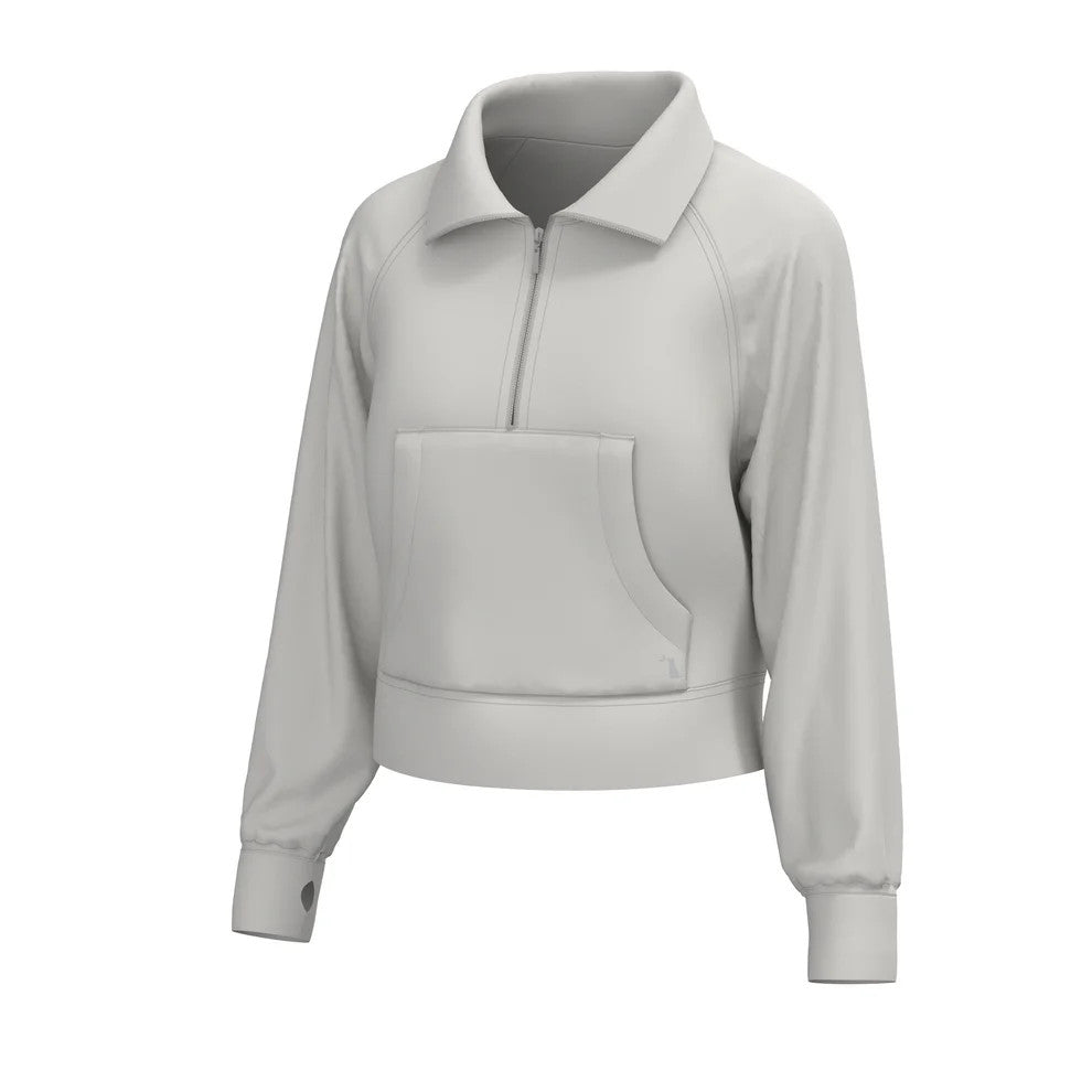 Local Girl Women's Freelance Quarter Zip - Light Sand