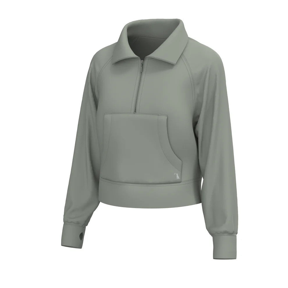 Local Girl Women's Freelance Quarter Zip - Sage