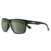 Suncloud Rambler Polarized Sunglasses - Matte Black / Polarized Gray Green Lens