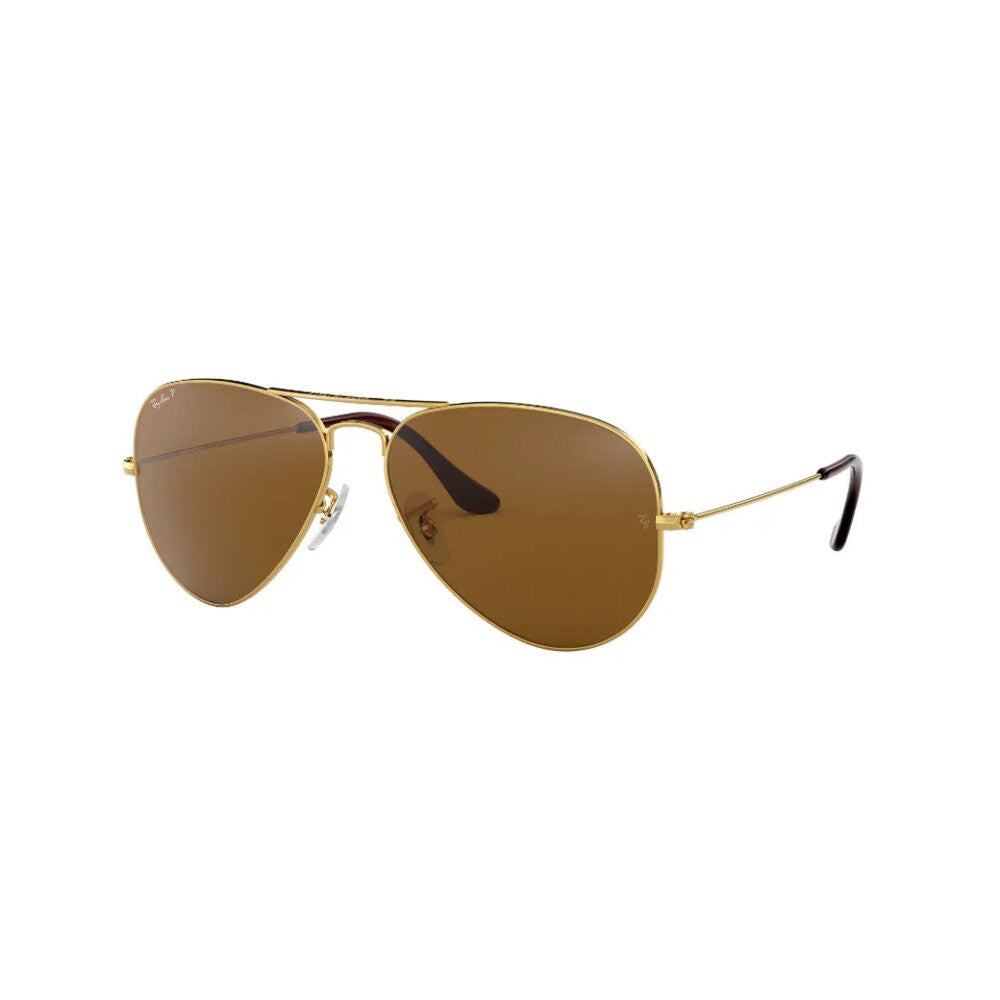 Ray-Ban Aviator Classic Polarized Sunglasses – Arista Gold/Brown Polarized