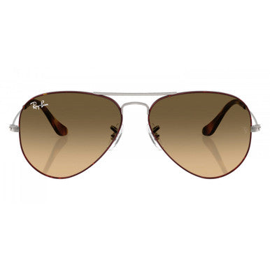 Ray-Ban Aviator – Havana on Gunmetal/Brown Vintage Gradient