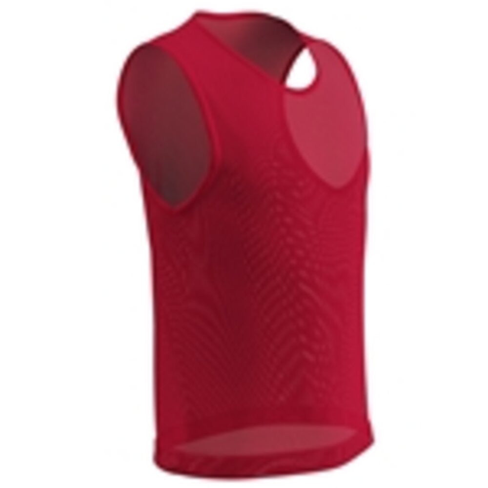 Champro Adult Scrimmage Micro-Mesh Soccer Pinnie 6‑Pack - Scarlet