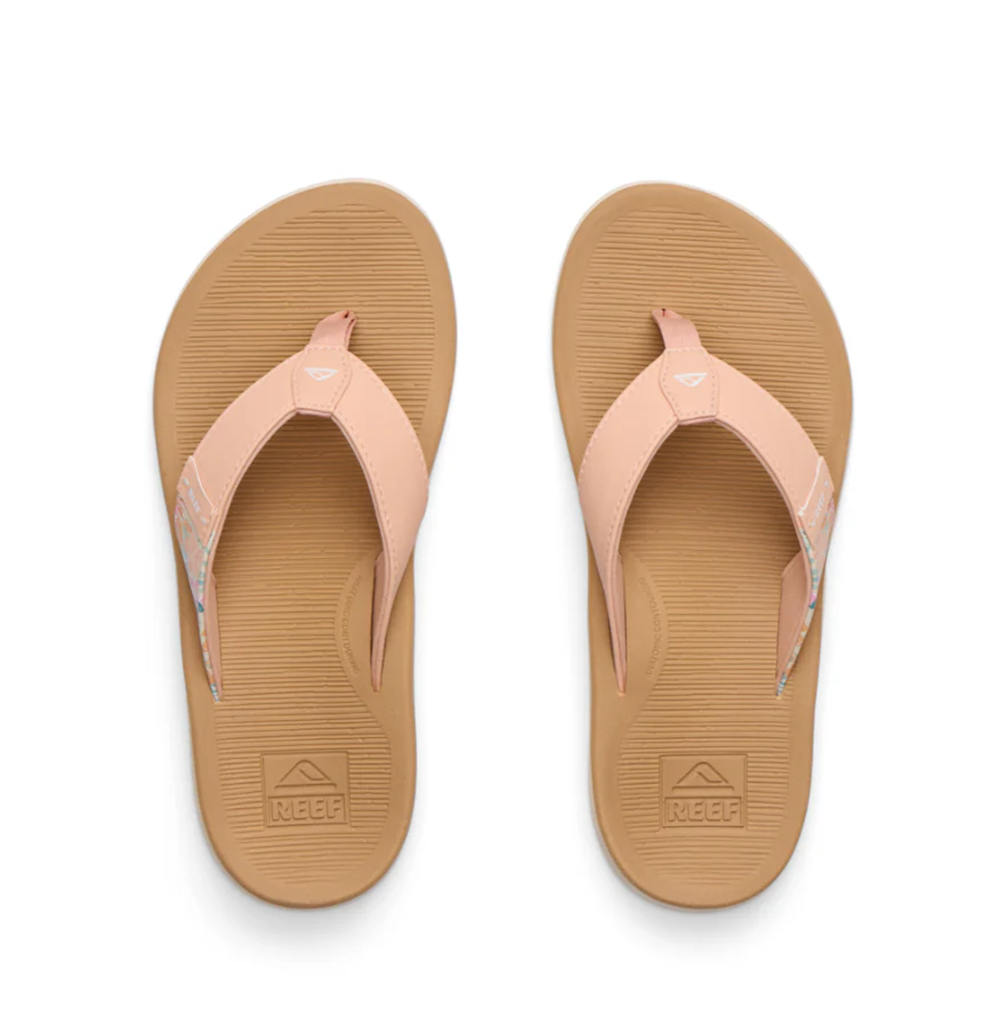 Reef Women’s Santa Ana Flip Flops – Peach Tan