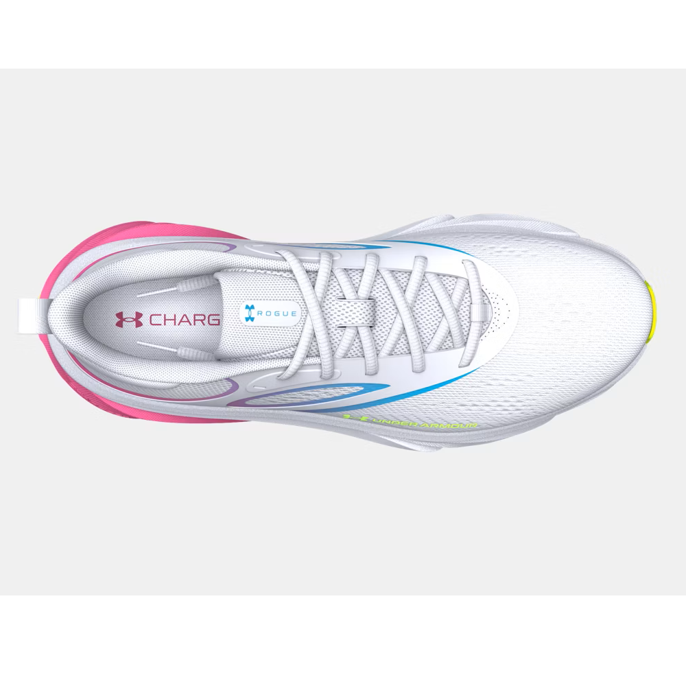 Under Armour Rogue 6 Women’s Running Shoe - White/Rebel Pink