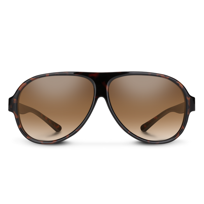 Suncloud A-Team Polarized Sunglasses - Burnised Brown/Polarized Brown Lens