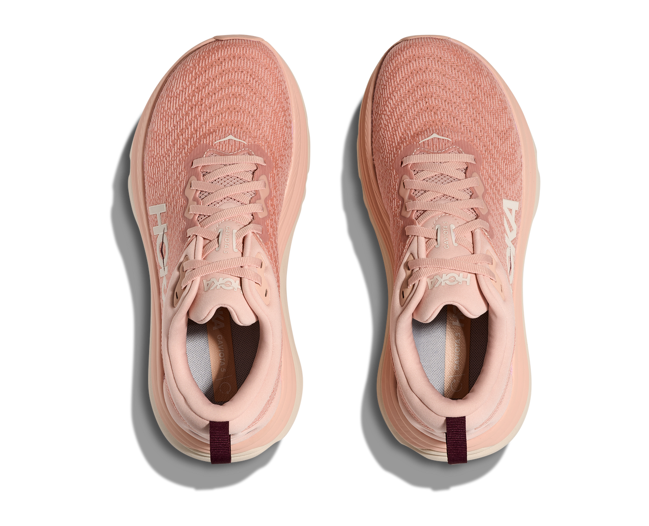 Hoka Women's Gaviota 5 Running Shoe - Rose Latte/Rose Cream