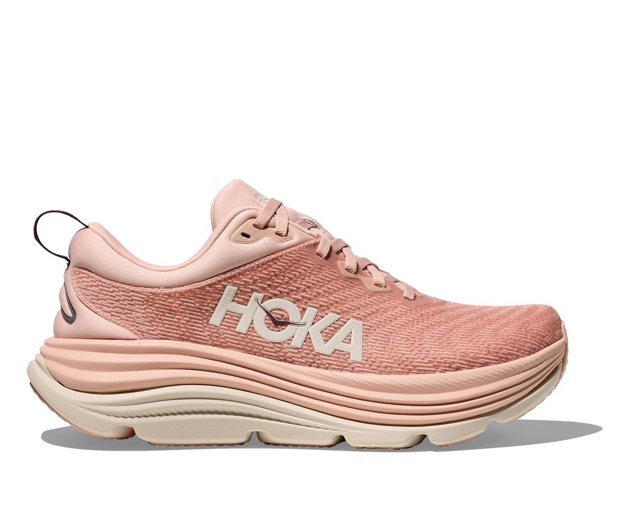 Hoka Women's Gaviota 5 Running Shoe - Rose Latte/Rose Cream