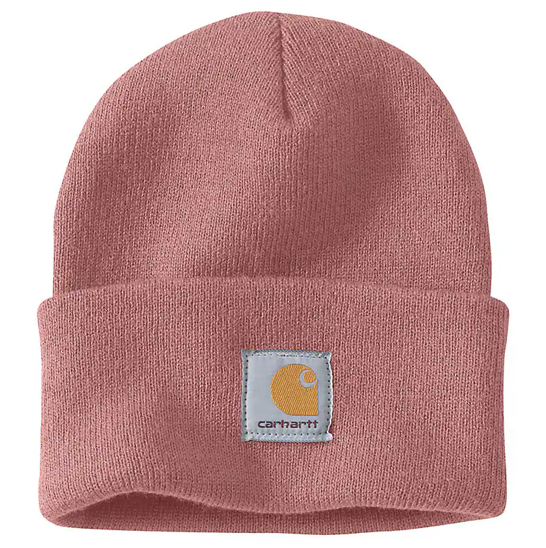 Carhartt Knit Cuffed Beanie- Rose Tint