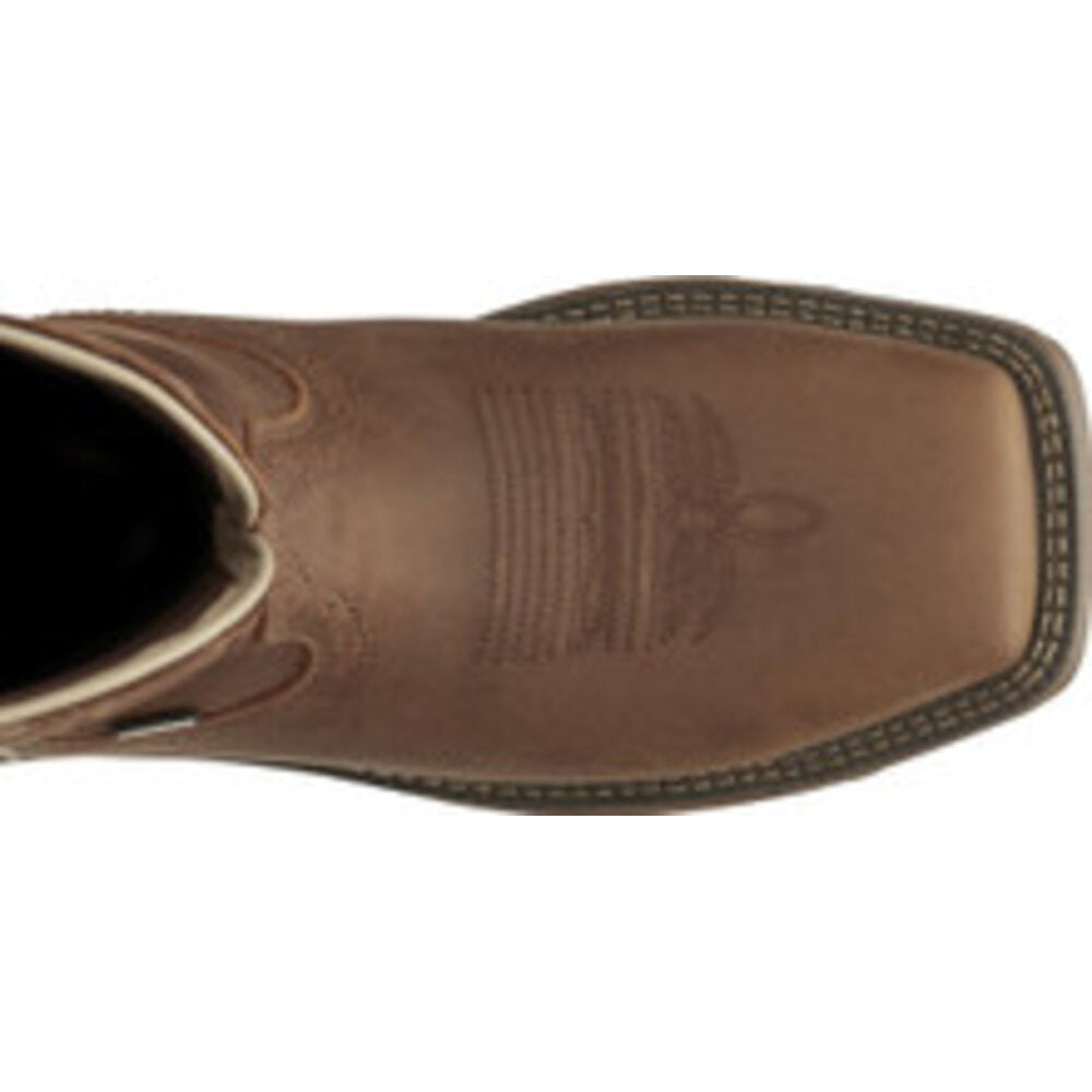 Justin Boots Rush Steel Toe Saddle Tan