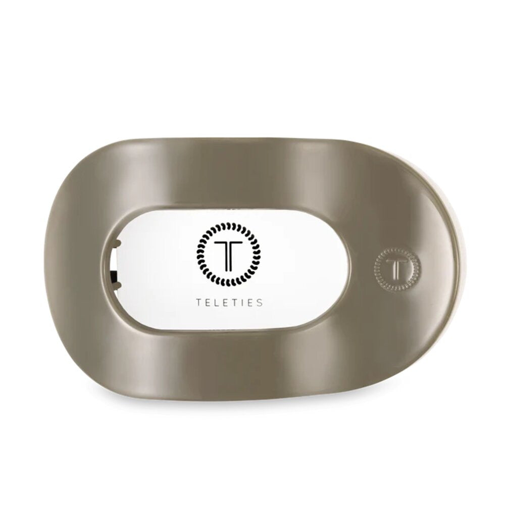 Teleties Sage It Ain't So Large Flat Round Hair Clip