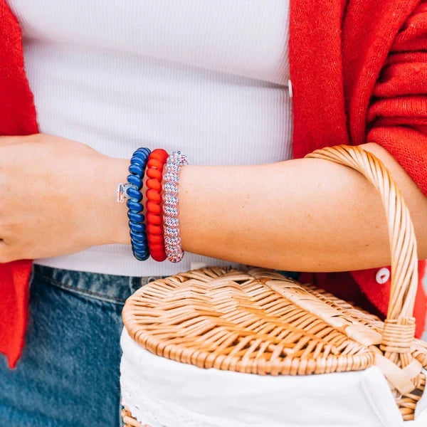 Teleties Sea to Shining Sea Large Hair Ties
