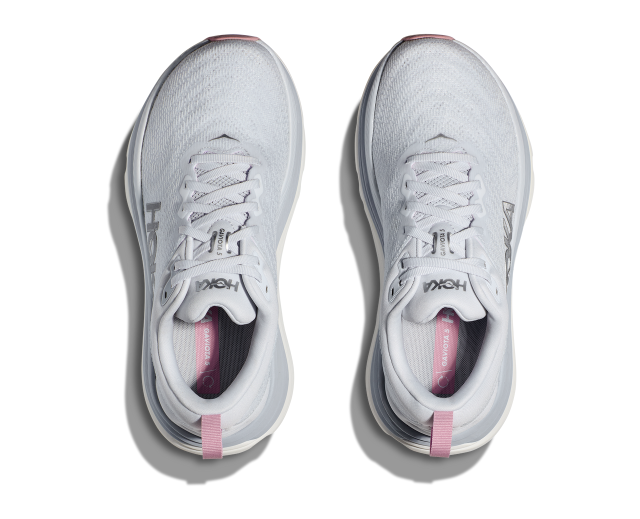 Hoka Women's Gaviota 5 Running Shoe - Sea Ice/Pink Twilight