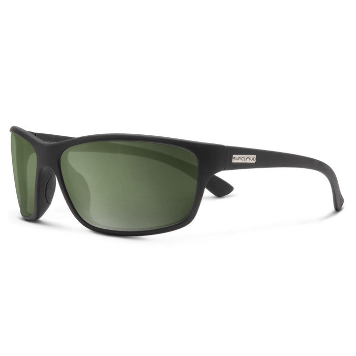 Suncloud Sentry Polarized Sunglasses – Matte Black/Polarized Grey Green