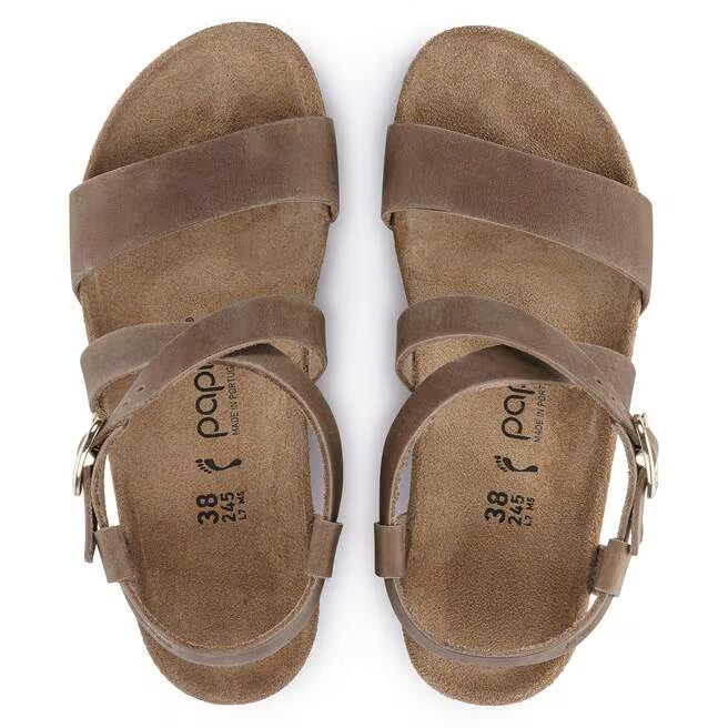 Birkenstock Women's Sibyl Wedge - Cognac Oiled Leather