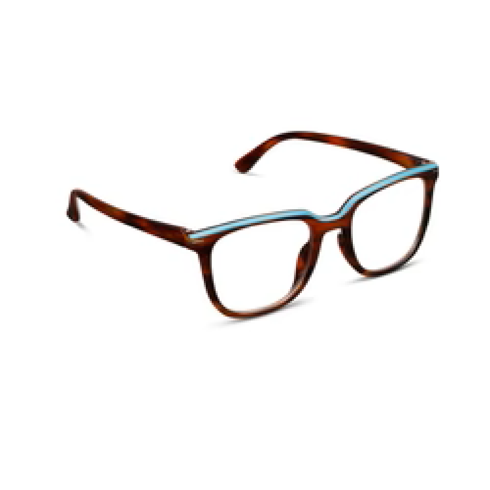 Peepers Dante Soft-Square Reading Glasses – Tortoise Horn
