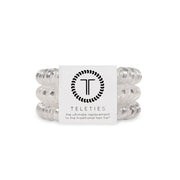 Teleties Silver Slay Large Hair Ties