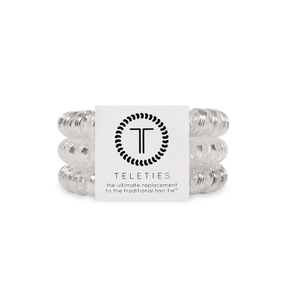 Teleties Silver Slay Large Hair Ties
