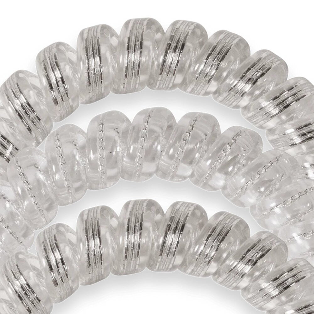 Teleties Silver Slay Large Hair Ties