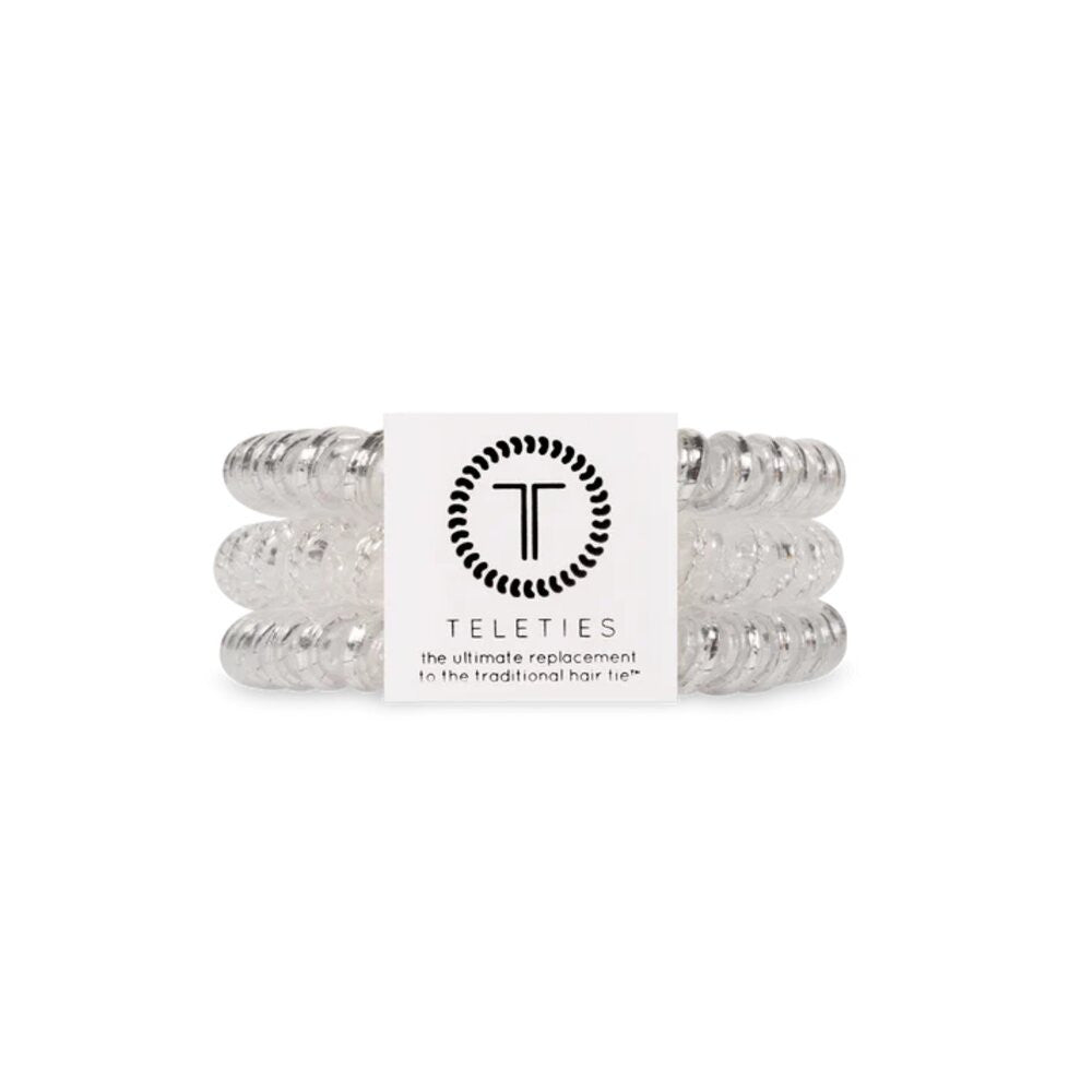 Teleties Silver Slay Small Hair Ties