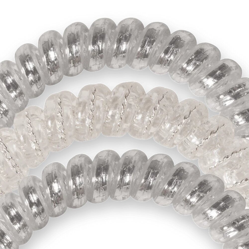 Teleties Silver Slay Small Hair Ties