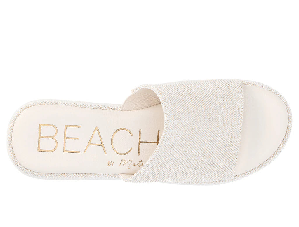 Beach by Matisse Pismo Platform Slide Sandal - Tan Multi