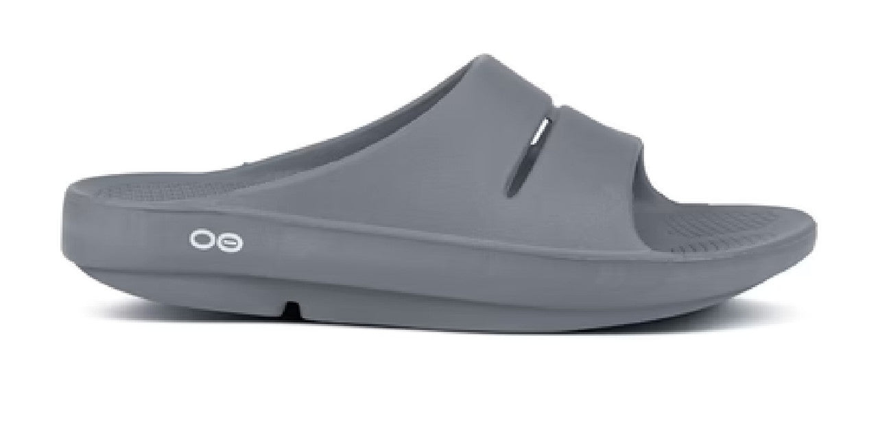 OOFOS Men's OOahh Slide Sandal - Slate