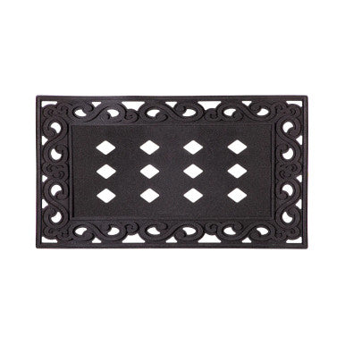Evergreen Scroll Sassafras Rubber Slimline Mat Tray