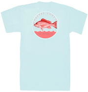 Coastal Cotton Men's Snapper Tee - Air Blue