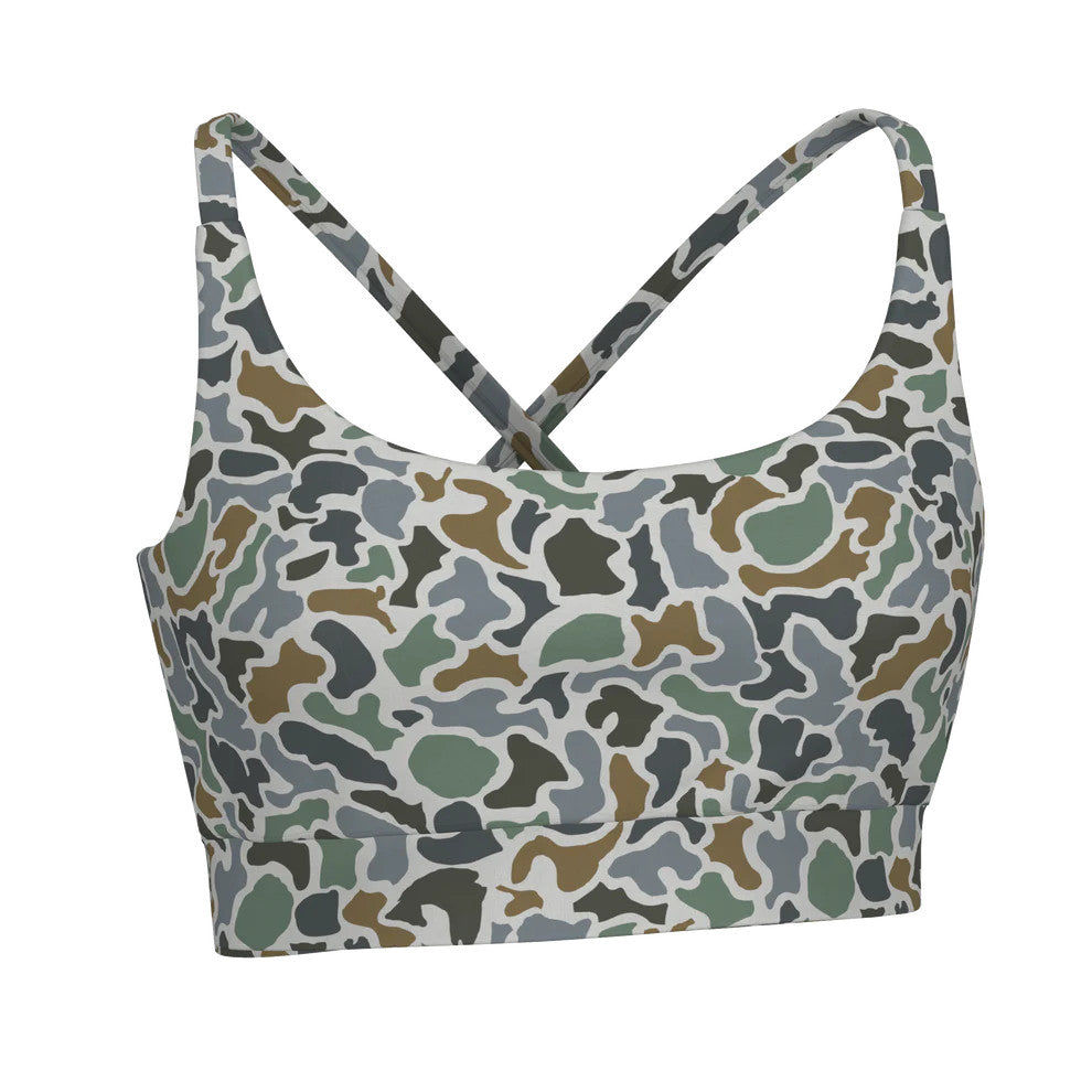 Local Girl Sports Bra - Localflage Bluff