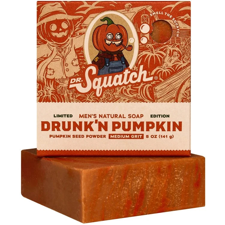 Dr. Squatch Drunk'n Pumpkin Bar Soap