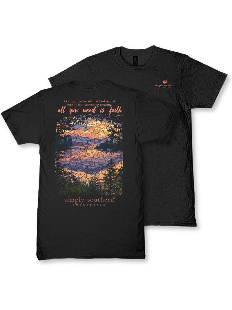 Simply Southern Women's Amazing Tee - Black