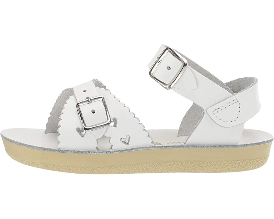 Sun-San Infant Sweetheart Sandals-White