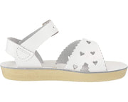 Sun-San Infant Sweetheart Sandals-White