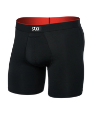 Saxx Men's Multi-Sport Mesh Performance Boxer Brief 6" - Black