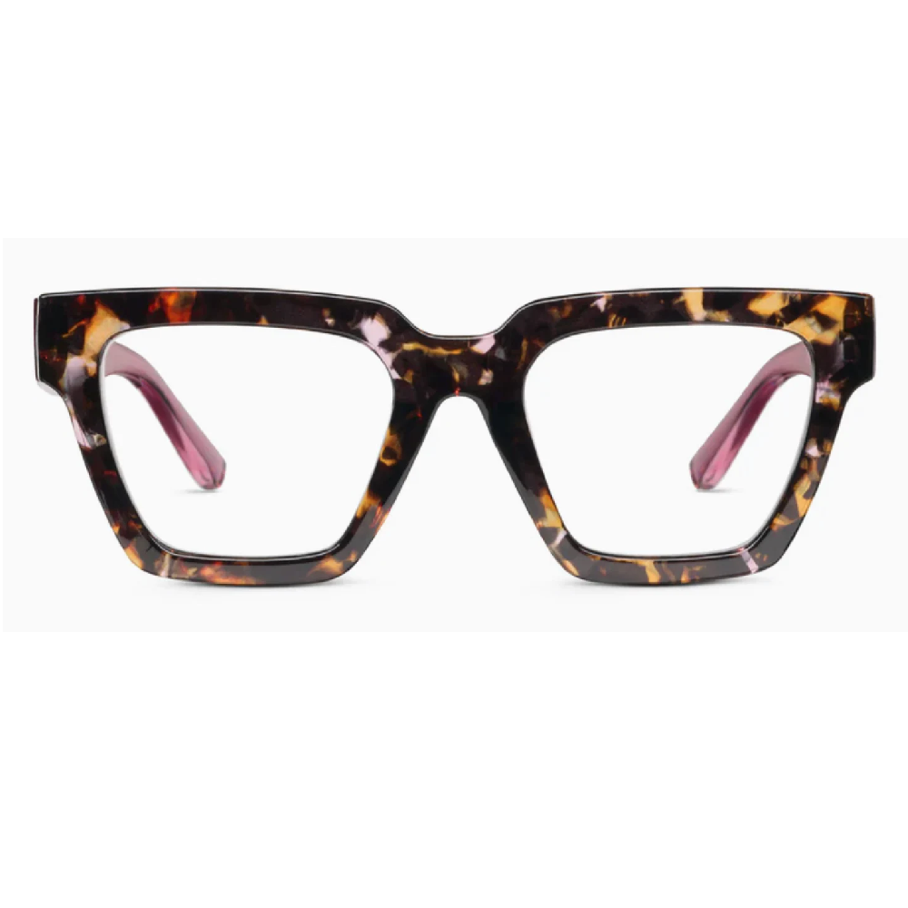 Peepers Take a Bow Square Reading Glasses – Pink Botanico/Pink