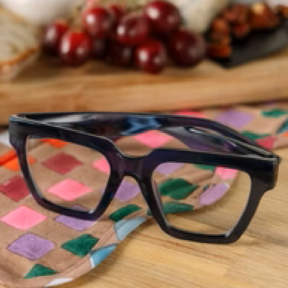 Peepers “Take a Bow” Square Readers - Navy