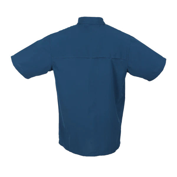 Bimini Bay Flats V Men's Short Sleeve Featuring Bloodguard Plus - Teal