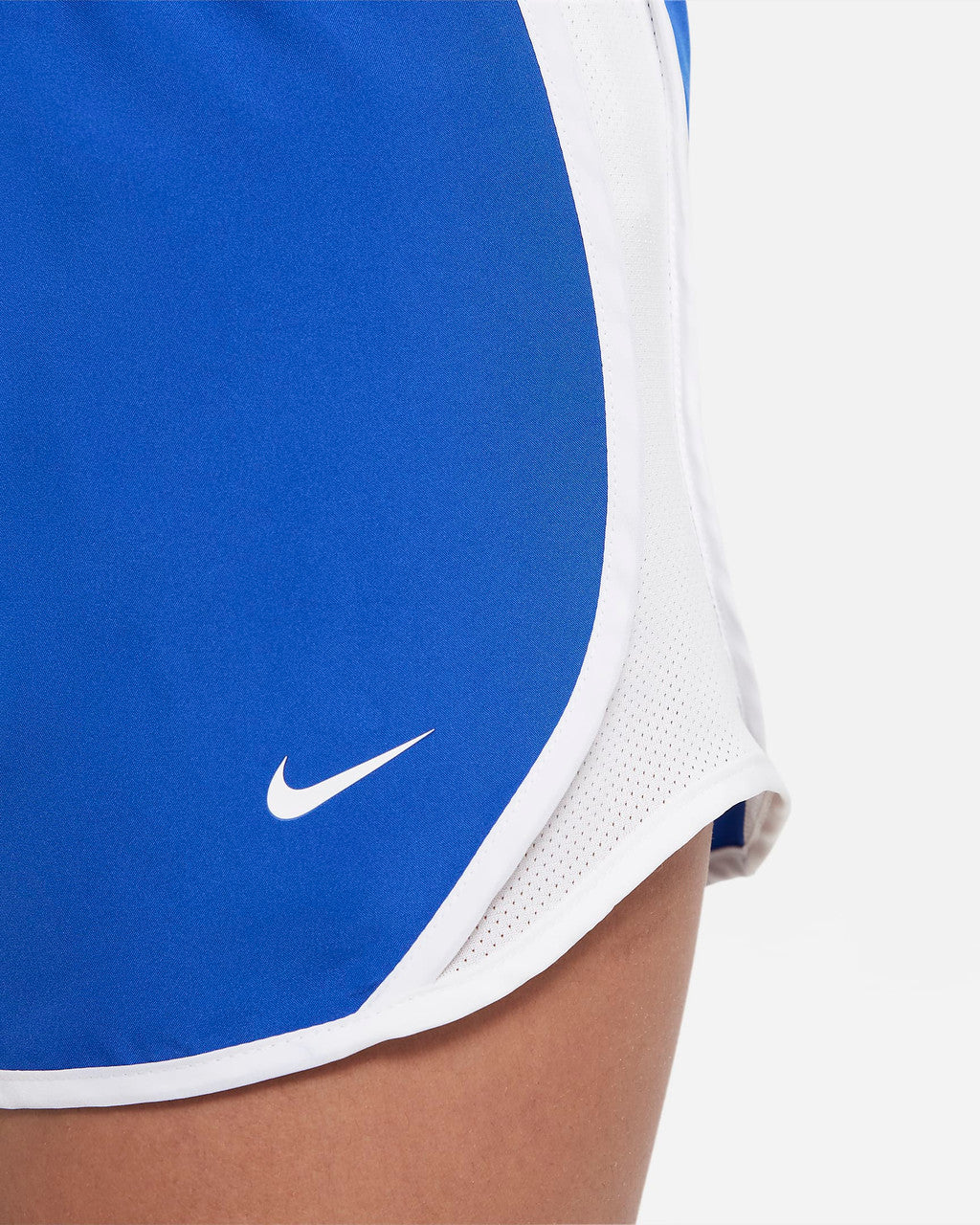 Nike Tempo Girls' Dri-FIT Running Shorts - Royal/White