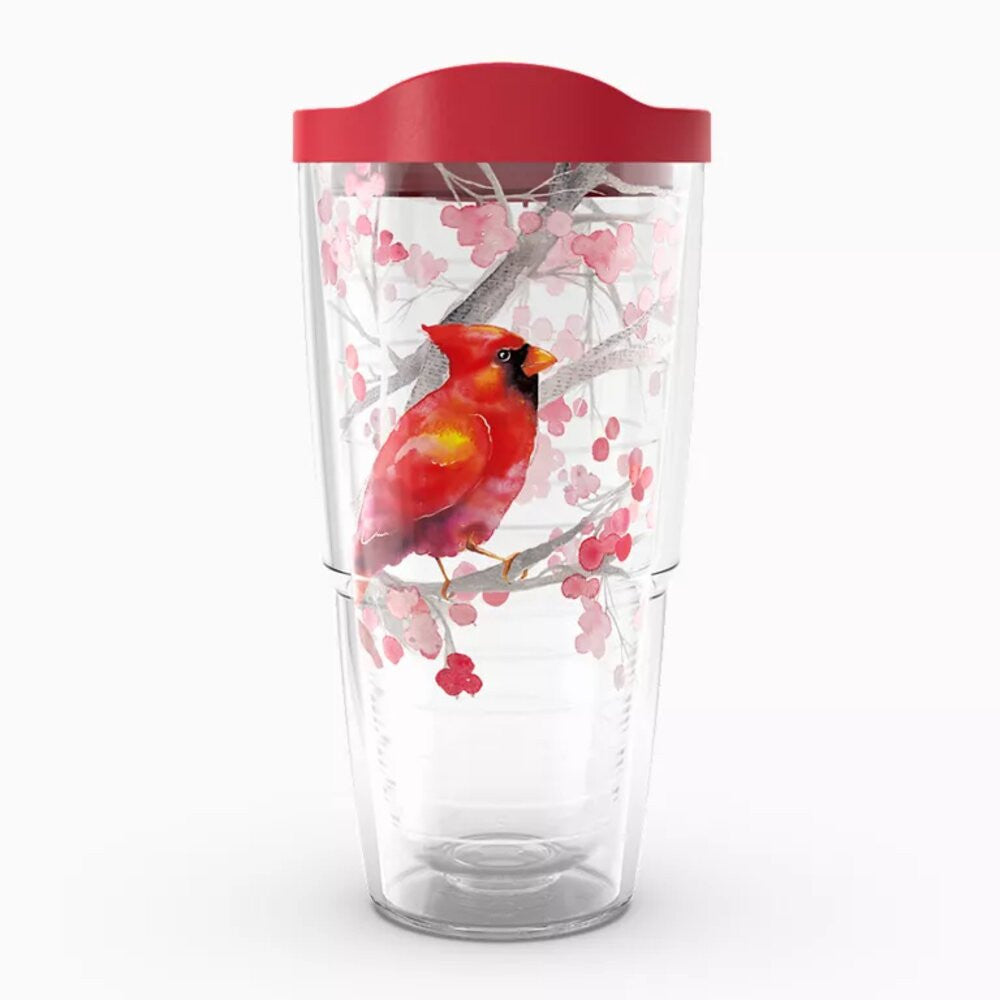 Tervis 24oz Cardinal and Berry Branches Tumbler