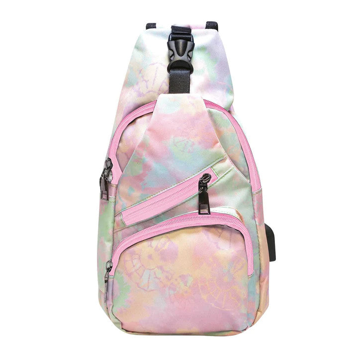 Calla NuPouch Anti Theft Daypack Regular - Tie Dye Pastel