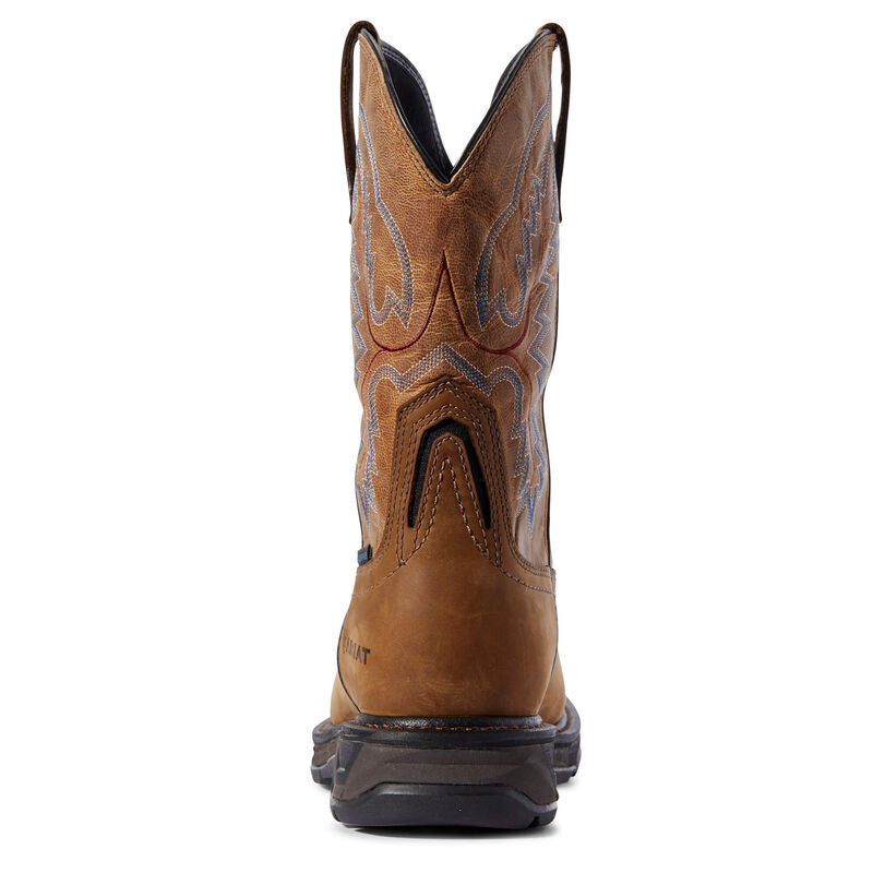Ariat Men's WorkHog XT Waterproof Carbon Toe Work Boot - Distressed Brown