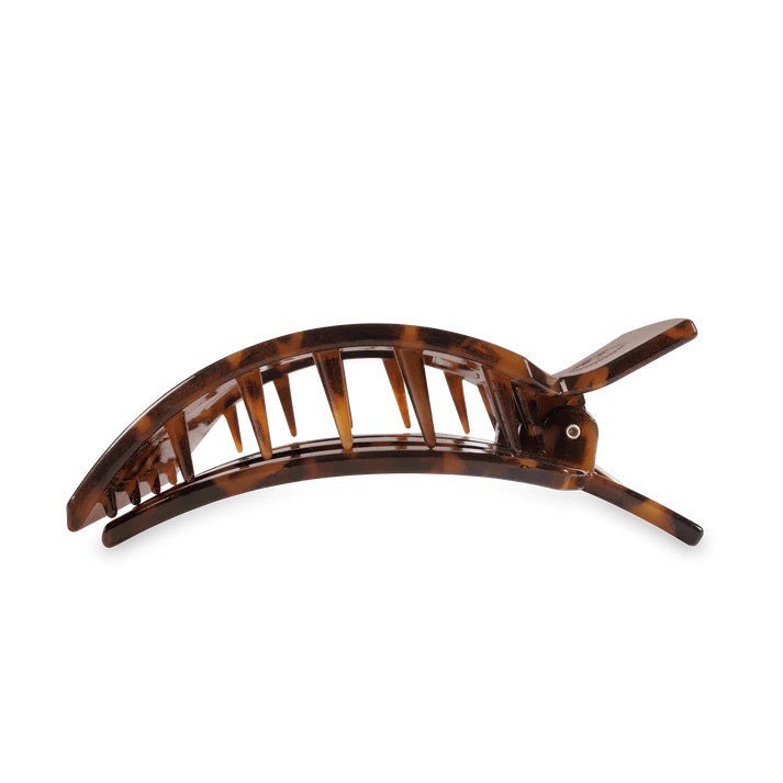 Teleties Tortoise Large Flat Square Hair Clip