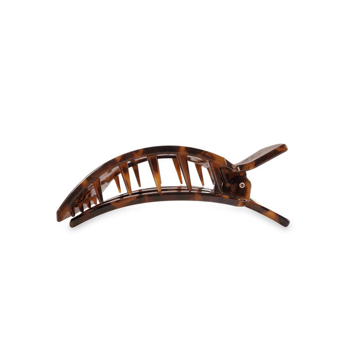 Teleties Tortoise Medium Flat Square Hair Clip