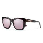 Suncloud Marion Polarized Sunglasses - Tortoise/Pink Gold Mirror