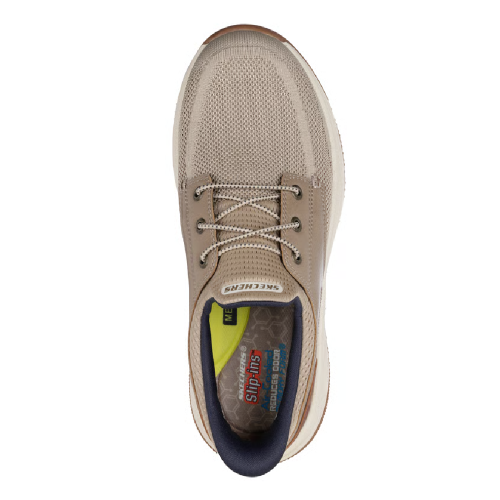 Skechers Meroe Aldean Men’s Casual Slip-On Comfort Shoes - Taupe